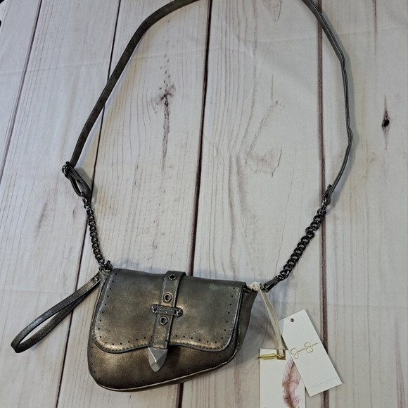 Jessica Simpson Connie Crossbody Bag with Belt loops, Wristlet loop - Picture 1 of 10